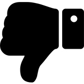 thumbs down